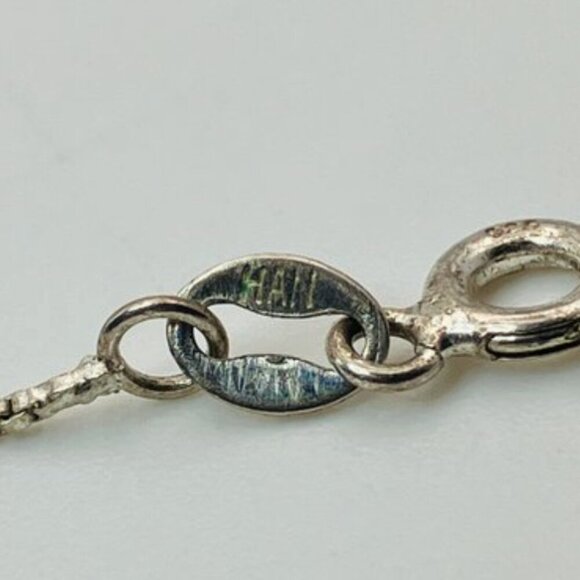 Sterling Silver Garden Trowel Pendant Necklace Italy Box Chain - Picture 6 of 14